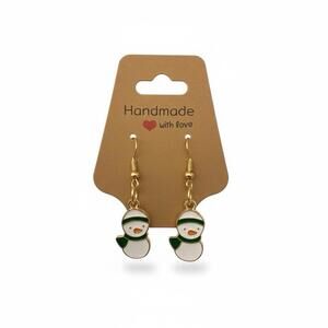 Handmade Christmas Penguins‎ Earrings